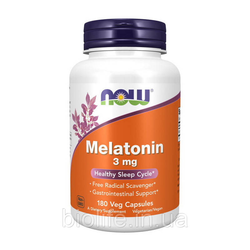 Melatonin 3 mg (180 caps)