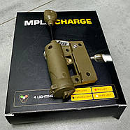 Тактичний ліхтар на шолом Spina LT-09 MPLS Charge, колір Койот, режими: Білий, Червоний, Зелений ІЧ, з батарейкою, фото 2