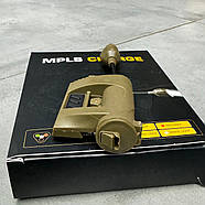 Тактичний ліхтар на шолом Spina LT-09 MPLS Charge, колір Койот, режими: Білий, Червоний, Зелений ІЧ, з батарейкою, фото 3