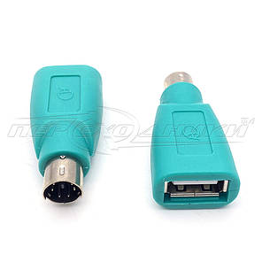 Оригінальний перехідник USB 2.0 AF — PS/2 для миші, фото 4