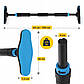 Турнік розсувний 4FIZJO ULTRA 66-100 см Black/Blue (P-5905973400329), фото 3