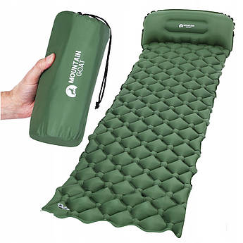 Килимок (карит) надувний Mountain Goat 190 x 58 x 5 см Navy Green (P-5905973400886)