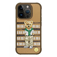 Polo San Francisco Fortune Leather Case iPhone 15 Pro Golden State Bear