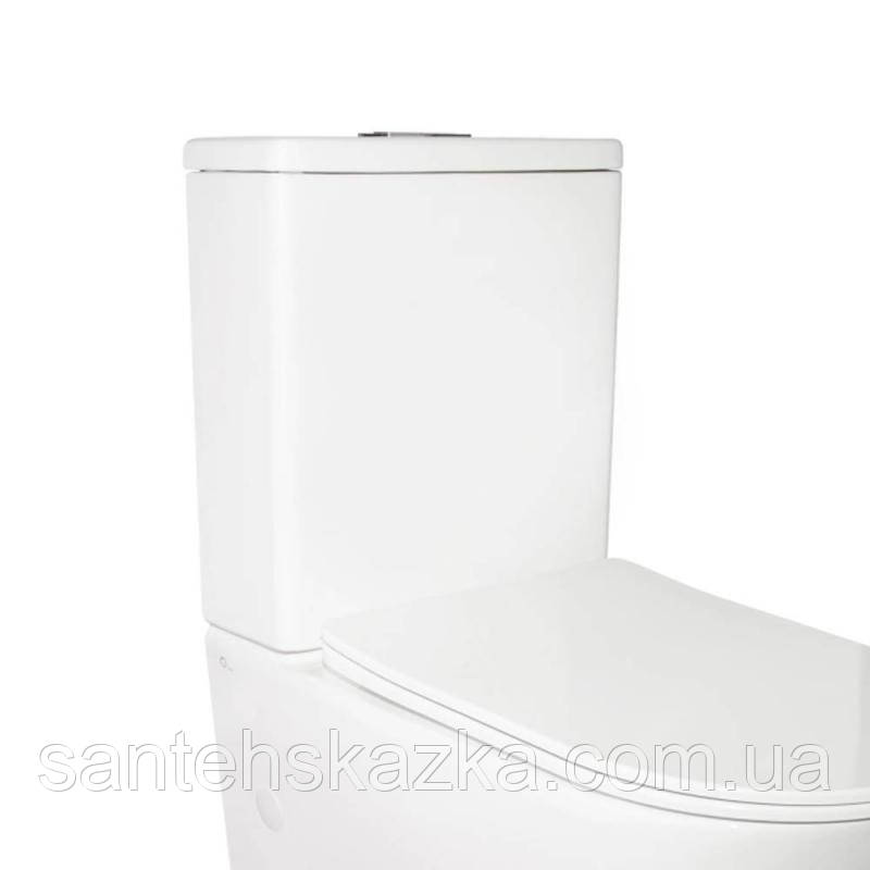 Qtap Stork бачок унітаза (сумісний з Crow, Jay, Stork) нижній підвод, (без чаші та сидіння) 3/4.5L, фото 1