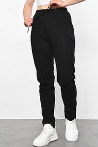 Штани жіночі напівбатальні чорного кольору 178696P