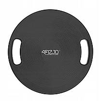 Балансувальна платформа 4FIZJO кругла, пластикова Black (P-5905973400633), фото 6