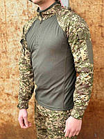 Тактическая рубашка НГУ "Хищник" (44-60р) Убакс ubacs Армейская мужская кофта Рип-Стоп EKIP