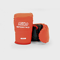 Рукавички боксерські дитячі Sportko 3-5 років колір червоний *