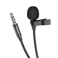 Мікрофон Петличний Hoco L14 Jack 3,5 Колір Чорний