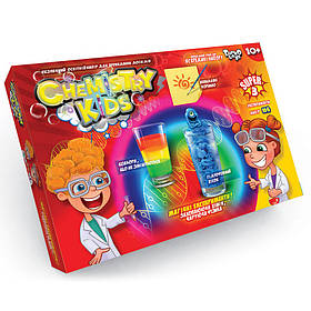 Дитячий набір для проведення дослідів "CHEMISTRY KIDS" 34х8,5х23 см Danko Toys Різнобарвний (2000002427452)