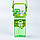 Дитяча пляшка для води із трубочкою 500 мл багаторазова з ремінцем Зелена, фото 3
