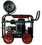 Гідродинамічна машина для прочистки труб Profter GU-1750 Бензин (220 бар.50м.50л.хв.), фото 3