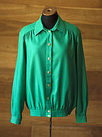 Зелена вінтажна блузка жіноча Julietta, розмір L