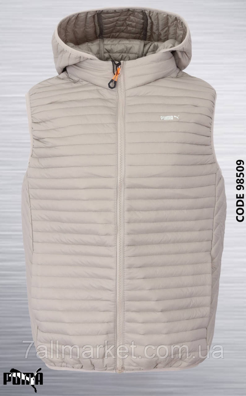 Жилетка чоловіча демісезонна стьобана PUMA р-ри 46-54 (4кв) "REMAIN" недорого від прямого постачальника