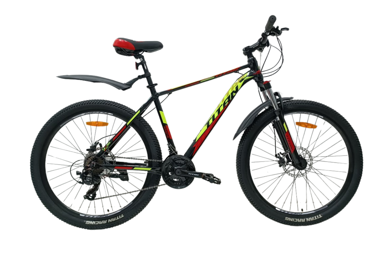 Велосипед Titan 27,5" Arena 2024 Рама-19" black-red
