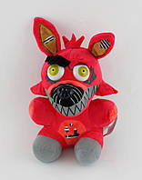 Мягкая игрушка Аниматроник кошмарный красный Фокси Лис 5 ночей с Фредди FNAF / Фнаф Фреди 18 см (113012)