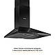 Витяжка на кухню WEILOR WK 63 FBL, чорна купольна пристінна декоративна витяжка для кухні, 60 см, фото 3