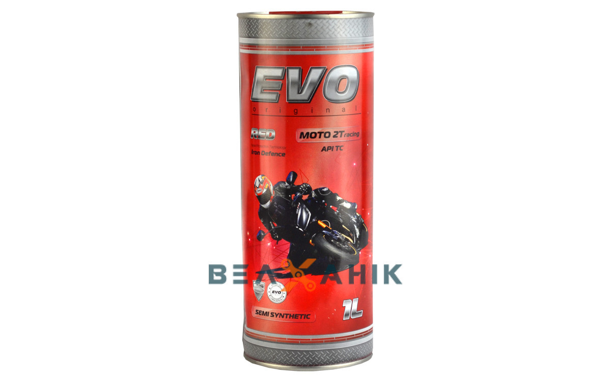 Мастило моторне 2Т EVO MOTO RACING (RED) 1 л