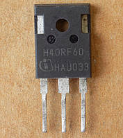 Транзистор Infineon H40RF60 ( IHW40N60RF ) оригинал, TO247 б/у