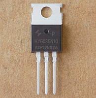 Транзистор HUAYI HYG035N10 ( HYG035N10NS2P , G035N10 ) оригинал, TO220