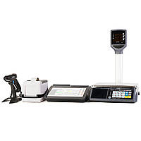 POS-система для автоматизации розничного магазина полуфабрикатов: сенсорный терминал с принтером + Сканер