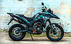 Мотоцикл GEON ADV 300 CBS (4V) 6-gears (19/17) Blue/Green, фото 4