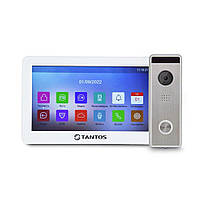 Комплект відеодомофону Tantos Prime HD 7' (White) + Tantos Triniti HD