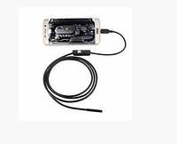 Эндоскопическая мини камера юсб, USB с подсветкой Endoscope camera 2 meter 7mm App ios and android