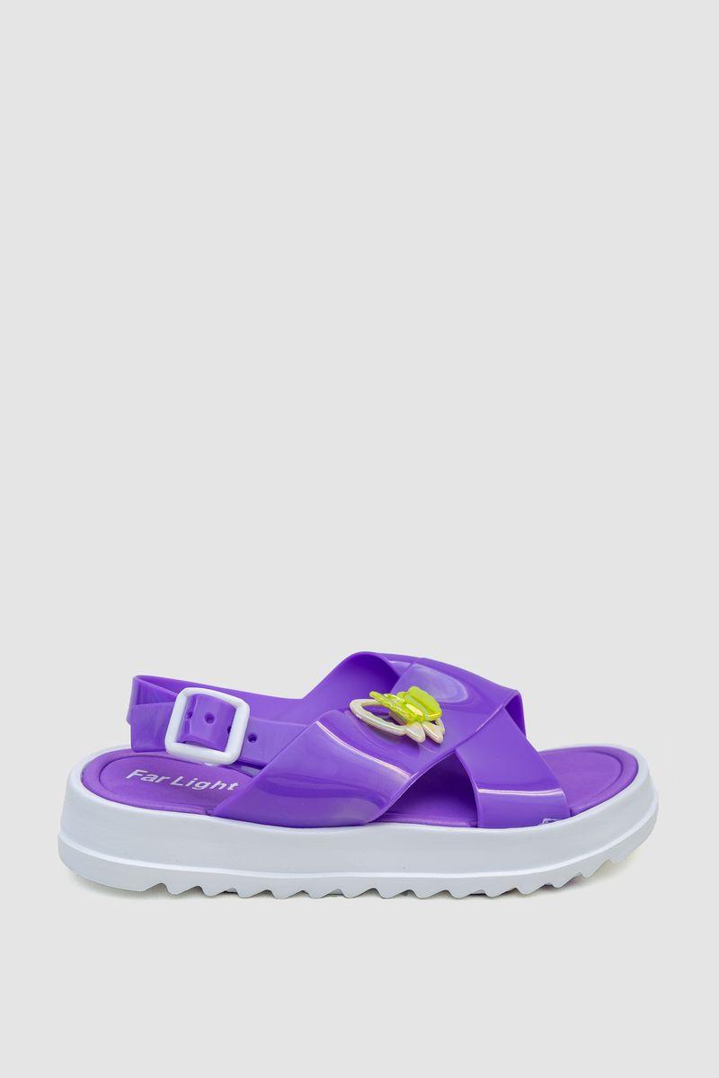 Дитячі босоніжки для дівчаток, колір фіолетовий, 243R8434-2, фото 1