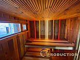 Сауна з купіллю 5,4х2,4х2,7м LUX комплектації та виконання від виробника Thermowood Production, фото 6