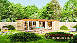 Банний рекреаційний комплекс 7,6х7,6м Sauna House 19 під ключ з сауною та купіллю від виробника Thermowood Production, фото 4