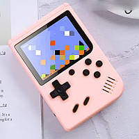 Игровая приставка Game Box Plus, 500 игр, Розовая / Портативная игровая ретро-консоль / Игровая консоль