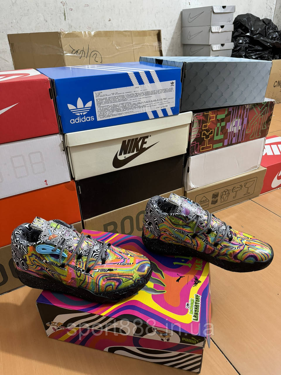 Eur36-46 КРОССОВКИ PUMA MELO X DEXTERS LAB MB.03 BASKETBALL SHOES MULTI, фото 1