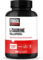 L-таурин 500 мг (L-taurine) Force Factor 180 растительных капсул