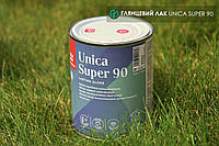 Глянцевый лак Unica Super 90 Tikkurila (банка 0,9 л)