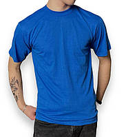 Мужская футболка синяя хлопковая 2005