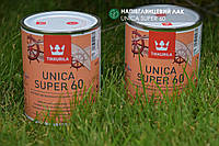 Полуглянцевый лак Unica Super 60 Tikkurila (банка 0,9 л)