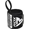 Бинти для зап'ясть (кистьові бинти) RDX WR11 GYM Wrist Wrap Black/Grey, фото 6