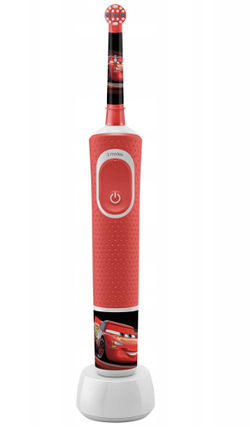Дитяча електрична зубна щітка Oral-B D100 Vitality kids Тачки, фото 3