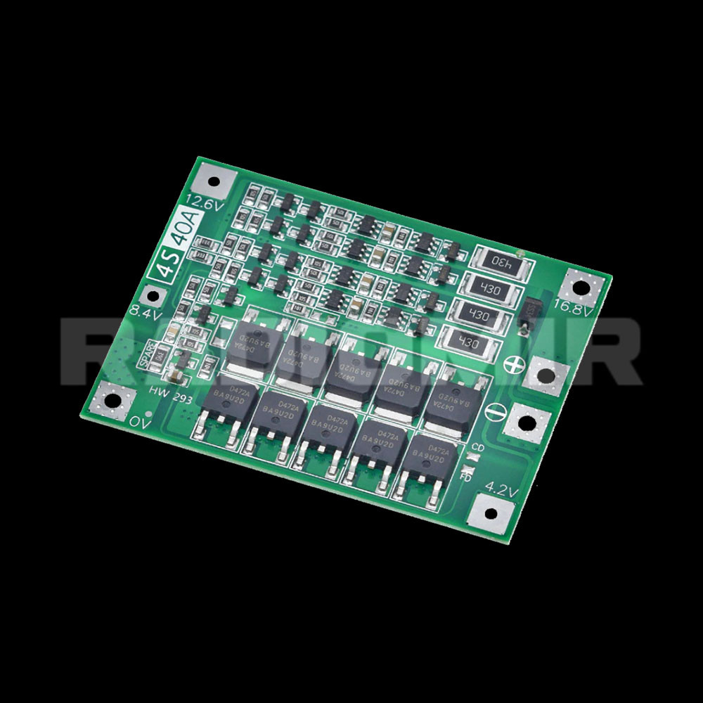 BMS контроллер 4S 40A для Li-Ion аккумуляторов с балансировкой (ID ...