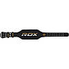 Пояс для важкої атлетики RDX 4 шкіряний Black Gold S, фото 3