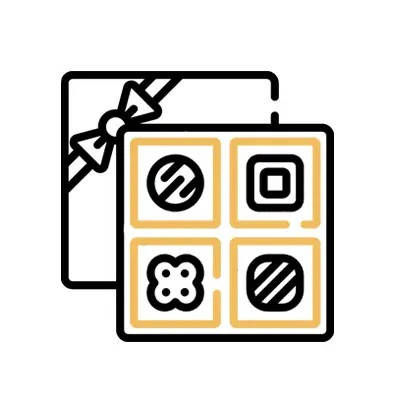 Паперові формочки для цукерок