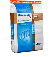 Osmocote 5 S-Curved 5-6M 16-8-12+2.2MgO+TE, 25 кг