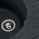 Кухонна мийка Platinum 6250 SOUL матова Графіт, фото 3