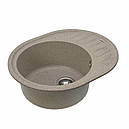 Кухонна мийка Platinum 6250 SOUL матова Карамель, фото 2