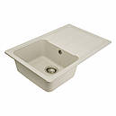 Кухонна мийка Platinum 7850 VERONA матова Біла в крапинку, фото 5