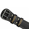 Пояс для важкої атлетики RDX 6 шкіряний Black Gold XL, фото 4