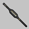 Пояс для важкої атлетики RDX 6 шкіряний Black Gold XL, фото 6