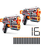 X-Shot Skins Flux 2 шт набор бластеров пистолетов комплект