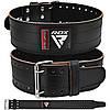 Пояс для пауерліфтингу RDX RD1 шкіряний Black M, фото 3